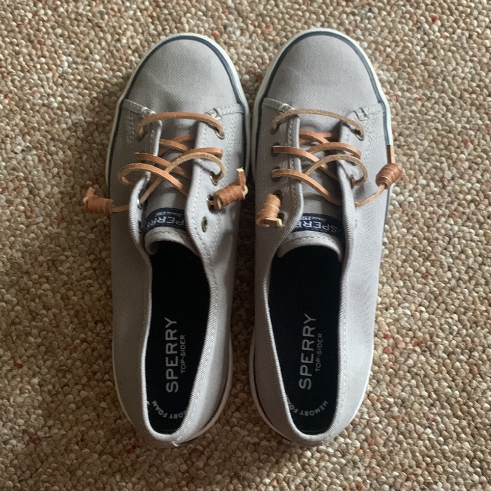 Sperry Top-Slider Memory Foam No Tie Gray Sneaker… - image 6